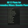 All 12 Plans for Grenades/Mines [Bundle Plans] - image