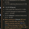 1GA Airidah's Inexorable Will (757/932) *16.5% Willpower* 7% lucky hit 114% close dmg 19.5% ultimate - image