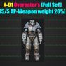 X-01 Overeater's [Full SeT] [5/5 AP - Weapon weight 20%][Power Armor] - image