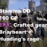 [NA - PC] Epic Crafted Gear + legendary weapons - Stamina DD - 160 CP Briarheart + Hunding’s Rage - image