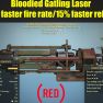Bloodied Gatling Laser (25% faster fire rate/15% faster reload) - image