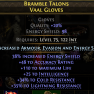 INFERNALIST MINION LICH SORCERESS GLOVES 98 ENERGY SHIELD 110 MAX LIFE 25 INTELLIGENCE 34% COLD RES - image