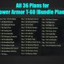 All 36 Plans for Power Armor T-60 [Bundle Plans] - image