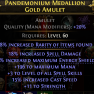 STORMWEAVER SORCERESS AMULET +3 ALL SPELL SKILLS 196 MAX MANA 42% MAX ENERGY SHIELD 15% CAST SPEED - image