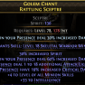 RATTLING SPECTRE +4 MINION SKILLS 90% INCREASED DMG 30% SPIRIT CRITICAL DMG BONUS 33 INT LIGHT DMG - image