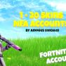 1 - 20 GUARANTEED Fortnite NFA Accounts - INACTIVE (CHEAP) - image