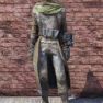 Leather coat [apparel] - image