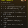 ANCESTRAL RING LVL 73 CRITICAL STRIKE CHANCE VULNERABLE DAMAGE BERSERKING AND SLOWED DAMAGE - image