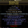INFERNALIST HELM +2 MINION SKILLS 22% RARITY 131 LIFE 29% FIRE RESIST 32 COLD RESIST LICH WITCH HELM - image