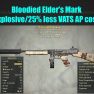 Bloodied Elder's Mark (Explosive/25% less VATS AP cost) - image
