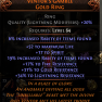 17 SPIRIT VENTOR'S GAMBLE RING 52 LIFE 25% RARITY FOUND 17/31/34 RESISTANCES MINION RING LICH RING - image