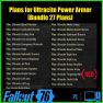 Plans for Ultracite Power Armor [Bundle 27 Plans] - image