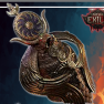 Black Sun Crest Wrapped Greathelm - Fast Delivery - image