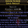 AMULET WITH +3 ALL MELEE SKILLS 45 SPIRIT 31% RARITY FOUND 5 ALL RES 18 LIFE REG 19 ES MONK WARRIOR - image