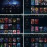 OCE ] Almost All Champs 400 Skins 5 Ultimate Gun Goddess Miss Fortune Pulsefire Caitlyn God King Dar - image