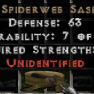 Arachnid mesh Spiderweb sash belt - PD2 Season 8 - image