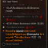 SEASON 8 1 GA SORCERESS AMULET GA +3 GLASS CANNON % INTELLIGENCE INFERNO SORCERESS AMULET - image