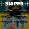 TOP SNIPER SET G28, SR-25, MK47, M4A1, M1A, RD704, and +600 ammo - image