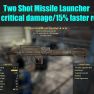 Two Shot Missile Launcher (+50% critical damage/15% faster reload) - image