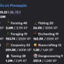 MVP+ / 1.18B NW /  260M PURSE / 48 FARMING / 28 SA / 9 CATA / 84 LVL SB / 11 GARDEN / MAIL - image