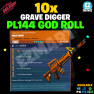 10x Grave Digger (Fire) PL144 - [PC, PS4, PS5, Xbox One and Series X/S] Fast Delivery! - image