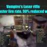 Vampire's Laser rifle (25% faster fire rate, 90% reduced weight) - image