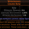 WIDOWHAIL UNIQUE BOW NO LVL REQ - image