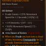 1 GA BOOTS +4 DANCE OF KNIVES MOVEMENT SPEED DEXTERITY ROGUE BOOTS 800 IP ANCESTRAL SEASON 6 - image