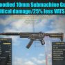 Bloodied 10mm Submachine Gun (+50% critical damage/25% less VATS AP cost) - image