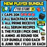 NEW PLAYER BUNDLE FALLOUT 76  (SERUM - BACKPACK PLANS - PRIME PLANS - CAPS - FIXER - AMMO - JUNK ,., - image