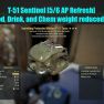 T-51 Sentinel [5/6 AP Refresh]Food, Drink, and Chem weight reduced by.Power Armor - image