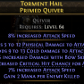 RARE QUIVER 56% BOW SKILL DAMAGE COLD AND PHYSICAL DMG 2X ATTACK SPEED 2 MANA AFTER KILL - image