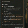 S5-> Grasp of Shadow with 2 Greater Affixes / +4 to Core Skills/22.5% Attack Speed/ - 7.5 lhc, 141.5 - image