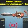 Bloodied Chainsaw (40% more power attack damage/+1 Strenght) - image