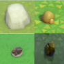 Stone package (stone*30+gold nugget*30+iron nugget*30+clay*30) - image