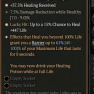 2GA Temerity (61/100) *37.5% Healing Received* *447 Lucky Hit Life* 6% max life 7.5% damage reductio - image