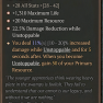 3GA 925 +1,310 Maximum Life/+20 Maximum Resource/22.5% Damage RTIBAULT'S WILL Ancestral Unique Pants - image