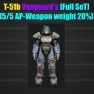 T-51b Vanguard's [Full SeT] [5/5 AP - Weapon weight 20%][Power Armor] - image