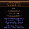 DAWN OF THE HUNT Candlemaker UNIQUE GLOVES LVL 12 REQUIRED FIRE DAMAGE GLOVES - image