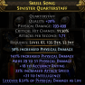 650 DPS QUARTERSTAFF FOR MONK 500 PHYSICAL DMG 22% ATTACK SPEED 21 INT LIFE LEECH MONK WEAPON - image