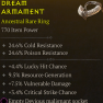 ANCESTRAL RING LVL 68 CRITICAL STRIKE CHANCE LUCKY HIT CHANCE VULNERABLE DAMAGE RESOURCE GENERATION - image