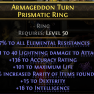 LIGHTNING SPEAR AMAZON RING 40 LIGHT DMG 101 LIFE 136 ACCURACY 19% RARITY 15 DEX 16 INT 7% ALL RES - image