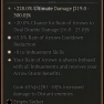 2GA Word of Hakan (45/50) *63.8% Rain of Arrows Cooldown Reduction* *8 Imbuement Skills* 228% ultima - image