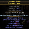 1951 EVASION CHEST 50 SPIRIT 17 DEX 19% FIRE 29% COLD RESIST RANGER CHEST LIGHTNING SPEAR AMAZON - image