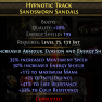 STORMWEAVER SORCERESS BOOTS 35% MOV SPEED 195 ENERGY SHIELD 113 MANA 25 INT 41% FIRE 33 COLD RESISTS - image