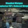 Bloodied Minigun (Explosive/90% Reduced Weight) - image