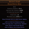 DAWN OF THE HUNT DEATH'S HARP UNIQUE DUALSTRING BOW +3 ARROW BOW HUNTRESS BOW AMAZON BOW LVL 28 REQ - image