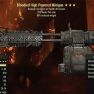 Bloodied Minigun (25% faster fire rate/90% reduced weight) - image