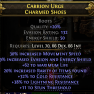 ES+EVASION BOOTS 30 MOVEMENT SPEED 62 LIFE 20% RARITY 32% COLD 38% LIGHT RESIST HUNTRESS RANGER BOOT - image