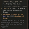 2GA Fists of Fate (285/300) ✵13% Critical Strike Chance ✵77.7% Lucky Hit Makes Vulnerable - image